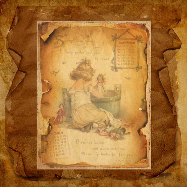 Lámina Papel de cuaderno de fotos de época (Subido por el creador)