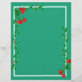 Lámina Papel de cuaderno de hitos de cerezos