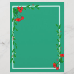 Lámina Papel de cuaderno de hitos de cerezos