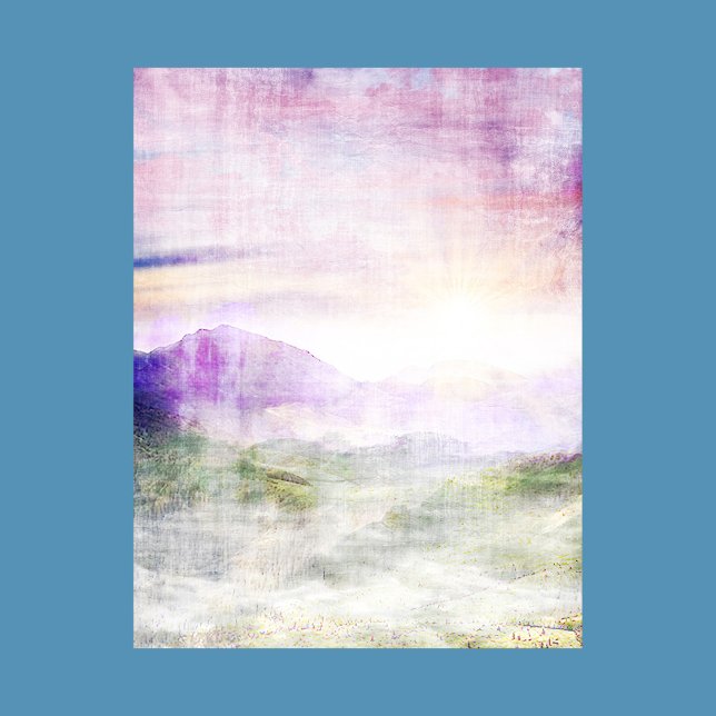 Lámina Papel de cuaderno de las montañas (Subido por el creador)