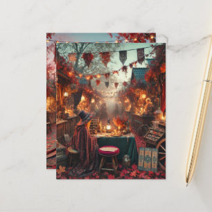 Lámina Papel de cuaderno de mercado mágico de Whimsigoth