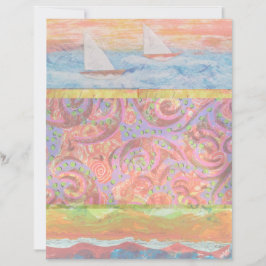 Lámina Papel de cuaderno de navegación