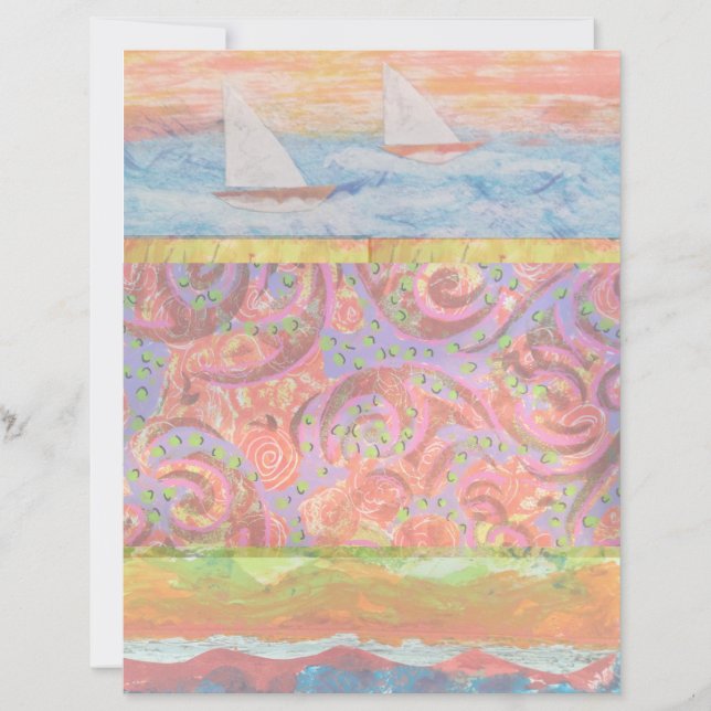 Lámina Papel de cuaderno de navegación (Anverso)