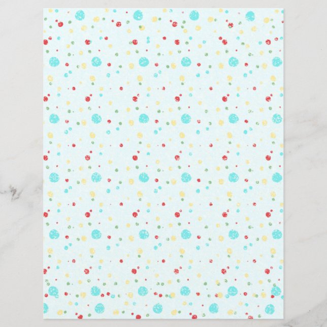 Lámina Papel de cuaderno de Navidades de corte (Anverso)