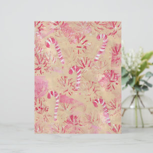 Lámina Papel de cuaderno de Navidades Vintage Look Candy 