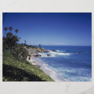 Lámina Papel de cuaderno de notas costero en Big Sur Cali