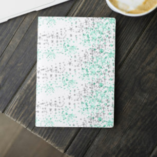 Lámina Papel de cuaderno de notas de Blue Silver Stars