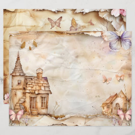 Lámina Papel de cuaderno de notas de libros de papel de p