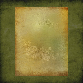 Lámina Papel de cuaderno de notas de otoño