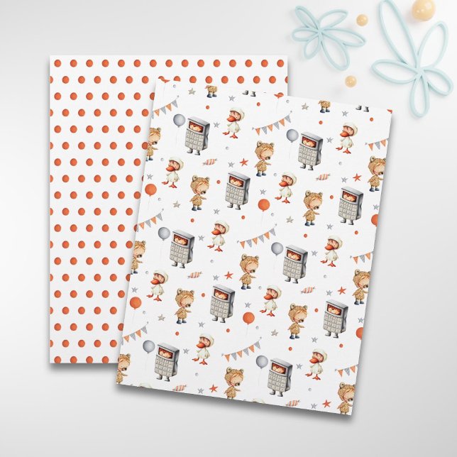 Lámina Papel de cuaderno de notas del patrón de cumpleaño (Subido por el creador)