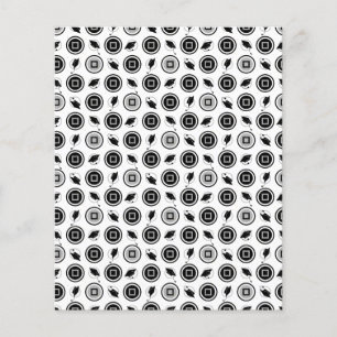 Lámina Papel de cuaderno de notas en el patrón de graduac