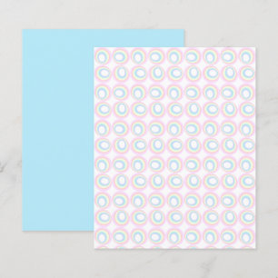 Lámina Papel de cuaderno de notas en los círculos arcoiri