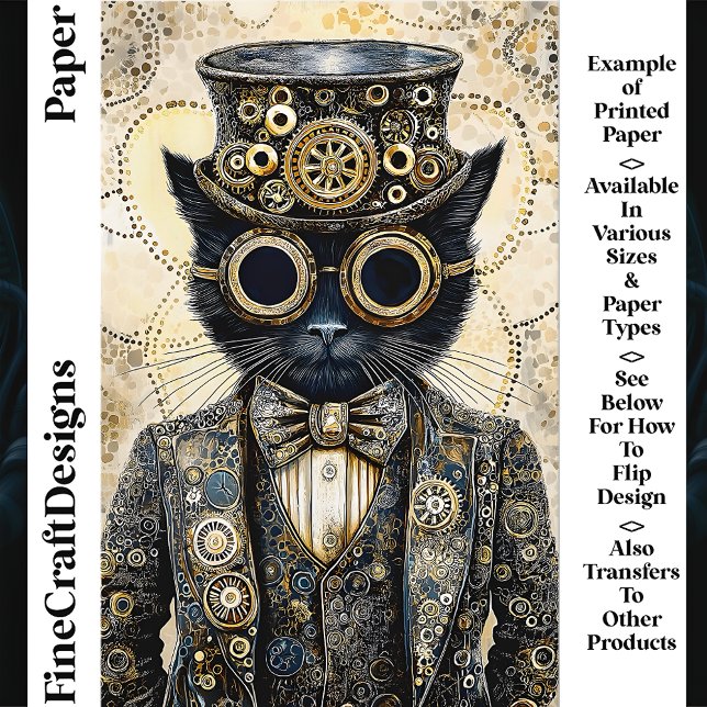 Lámina Papel de cuaderno de notas para el gato negro Stea (Subido por el creador)