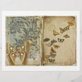 Lámina Papel de cuaderno de notas para revistas de maripo
