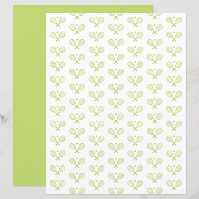 Lámina Papel de cuaderno de notas sobre el patrón minimal (Anverso / Reverso)