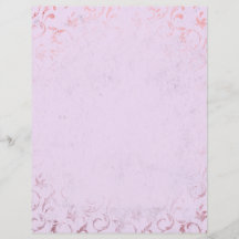 Papel de cuaderno de oro rosa y Rosa Shabby