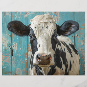 Lámina Papel de cuaderno de pintura de gallina lechera
