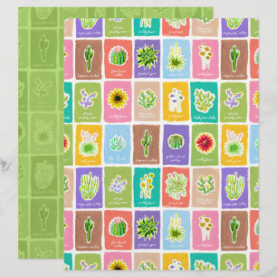 Lámina Papel de cuaderno de planchas del desierto