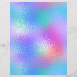 Lámina Papel de cuaderno de Relieve metalizado iridiscent