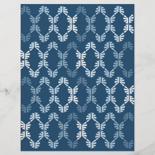 Lámina Papel de cuaderno de resumen azul