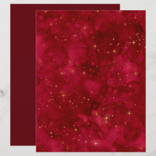 Lámina Papel de cuaderno de texto rojo ruidoso