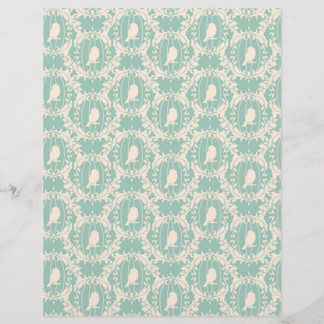 Lámina Papel de cuaderno de tweets (Anverso)