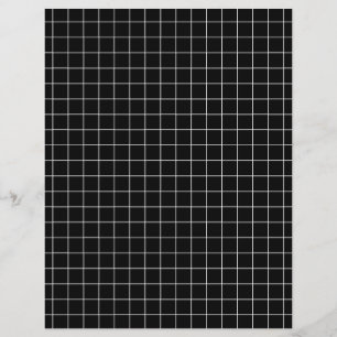 Lámina Papel de cuaderno gráfico de cuadrículas geométric