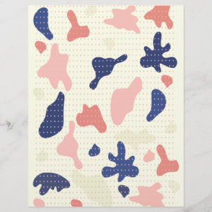 Lámina Papel de cuadrícula de puntos de formas