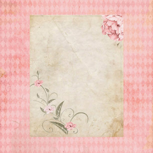 Lámina Papel de diario basura de primavera