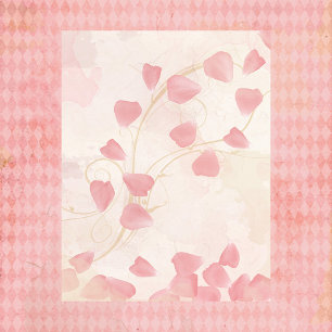 Lámina Papel de diario basura de primavera