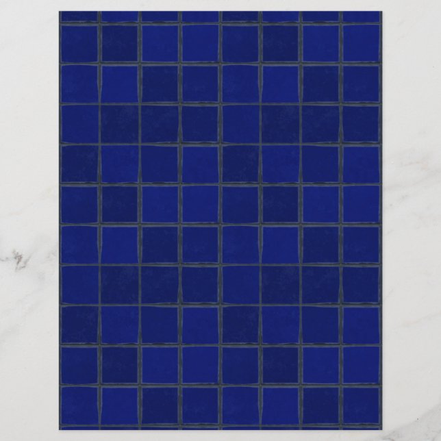 Lámina Papel de dibujo azul cobalto de Adobe (Anverso)