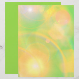 Lámina Papel de diseño de boquilla amarillo y verde