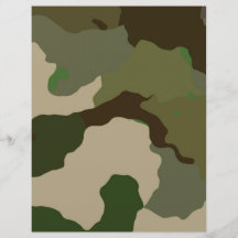 Papel de diseño de la baraja del Camuflaje Verde M