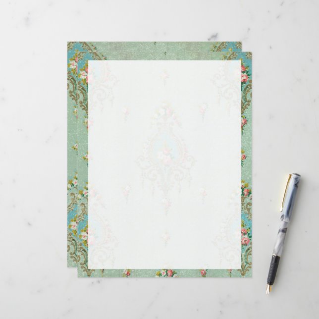 Lámina Papel de escritura de letras sin línea (Anverso/Reverso In Situ)