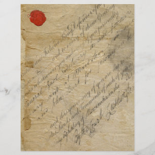 Lámina Papel de escritura vintage Escrapbook Ephemera