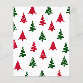Lámina Papel de esquema de árbol de Navidad