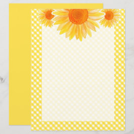 Lámina Papel de estatificación de girasol