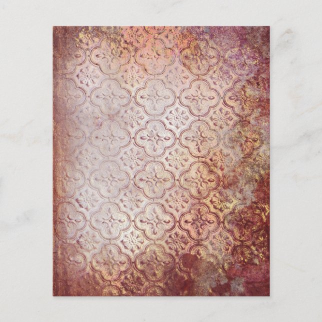 Lámina Papel de fondo de escritorio vintage (Anverso)