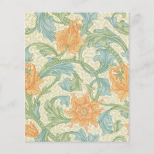 Papel de fondo floral William Morris Papel de cart