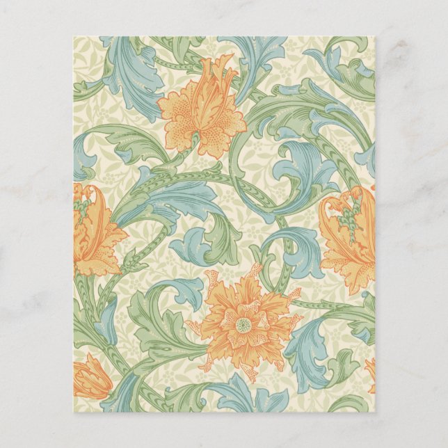 Lámina Papel de fondo floral William Morris Papel de cart (Anverso)