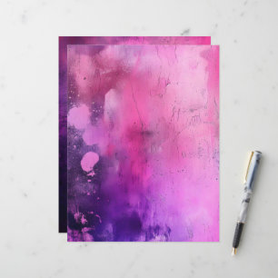 Lámina Papel de fondo rosado y morado