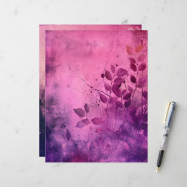 Lámina Papel de fondo rosado y morado