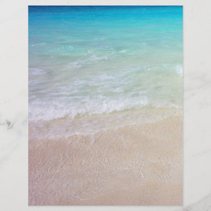 Lámina Papel de fondo sobre el agua del mar tropical y la