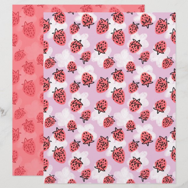 Lámina Papel de fresa (Anverso / Reverso)