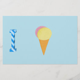 Lámina Papel de helado