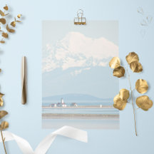 Papel de la estación del paisaje de montaña y de l