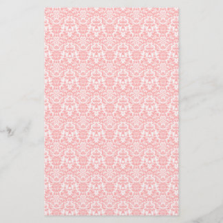 Lámina Papel de la grúa de Damasco rosa y blanco