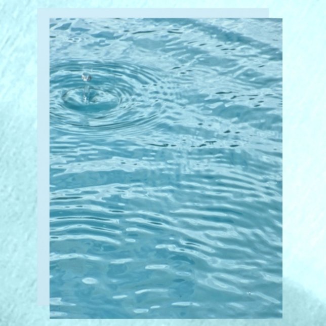 Lámina Papel de la guía de precipitaciones del agua azul  (Subido por el creador)