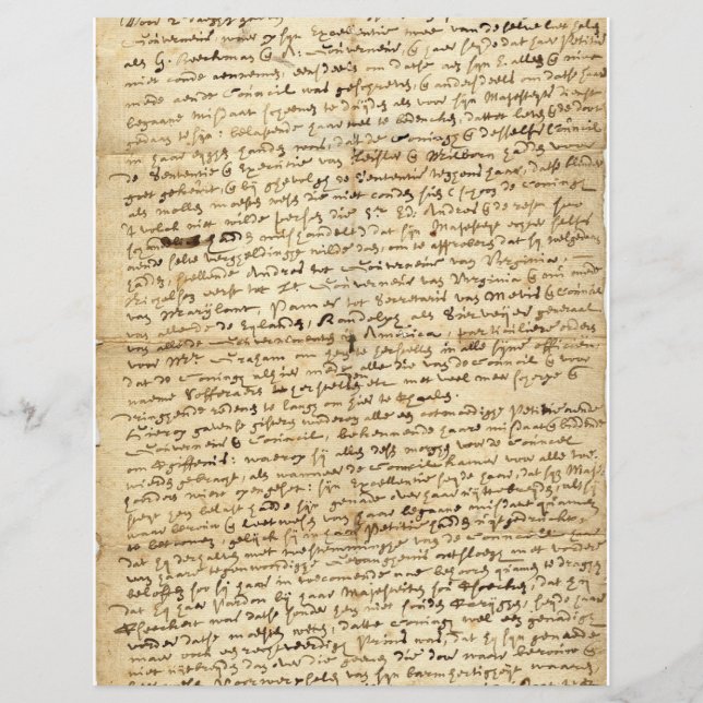 Lámina Papel de la letra manuscrita antigua (Anverso)