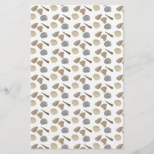 Papel de la Scrapbooking en las cáscaras costeras 